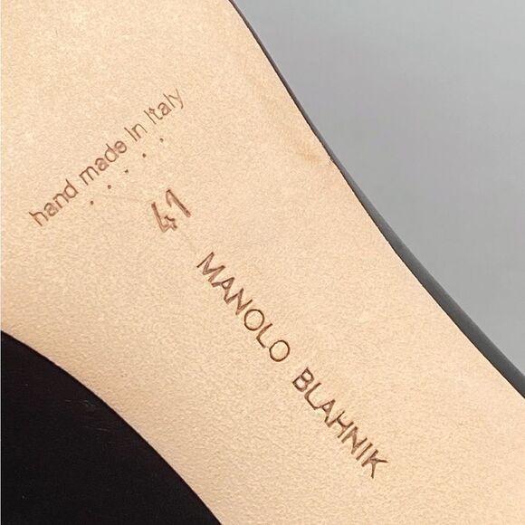 Manolo Blahnik Taralo 90MM Leather Booties size 41 - Picture 16 of 16